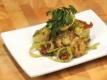 Pan Seared Shrimp and Scallop Fettucini With Sundried Tomato Pesto
