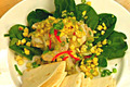 How To Make Shrimp Ceviche With Corn And Spinach