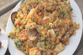 Shrimp n Scallop Fried Rice (on the grill) 