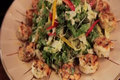 Asian Grilled Shrimp Salad With Sesame Ginger Vinaigrette