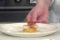 Shrimp Saltimbocca on Polenta
