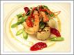 How To Make Jumbo Shrimp And Scallops With Baby Arugula And Blood Orange Vinaigrette
