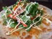 Smoked Salmon Salad Pizza