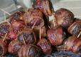 Smoked Teriyaki Style Bacon Wrapped Meat Balls