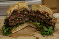 SmokingPit.com - The Colossal Mushroom & Swiss Burger Cooked on The Scottsdale Santa Maria Style BBQ
