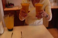 Betty's Mango Peach Smoothie with Milk & Protein Powder