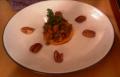 Distorted Harmony’s Yams w/ Lentil Stew & Pecans with Bananas Foster.