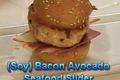 How To Make Seafood Sliders With Soy Bacon And Avocado