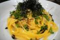 Creamy Egg Pasta with Greens