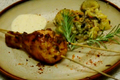 Spicy Chicken Leg with Zucchini and Squash Mix