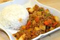 Spicy Pork  and Vegetable Giniling