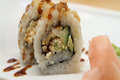 Spicy Scallop Crunch Rolls