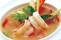 Spicy Soup Of Grilled Prawns