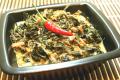 How To Make Spinach Laing With Tuna Flakes