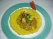 Indonesian lemongrass chicken with flavored appam