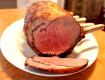 Standing Rib Roast with Mango and Horseradish Sauce