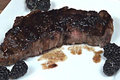 Steak with Blackberry Sauce - Steak and BJ Day Video
