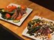 How To Make Flat Iron Steak With Grilled Romaine Vine Ripe Tomatoes