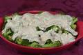 Steamed Broccoli with Cashew and Almond Gravy