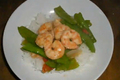 Stir Fried Shrimp With Cucumbers And Onions