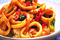 Stir-fried Spicy Squid with Rice (매운 오징어 덮밥)