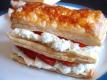 Light Strawberry and Chantilly Cream Pastries