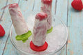 Strawberry Cheesecake Popsicles