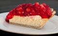Strawberry Rhubarb Ribboned Cheesecake