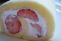 Strawberry Kiwi Roll Cake - Korean Style 