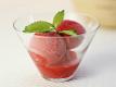 Strawberry Sorbet with Grand Marnier