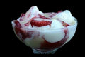 Strawberry Sundae with White Chocolate Sauce