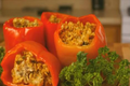 How To Make Lindsey's Stuffed Red Bell Peppers