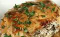 Spinach and Ricotta Filled Chicken Breasts