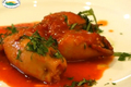 How To Make Spinach And Cheese Stuffed Calamari In Tomato Sauce