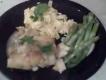 How To Make Stuffed Flounder With Fettucine Alfredo And Asparagus - Part 6 : Serving