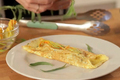 Zucchini Blossom Stuffed Omelet
