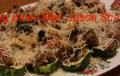 Grilled Stuffed Zucchini with Meat Filling 