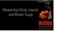 Measuring Sticky Liquids And Brown Sugar