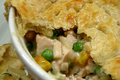 Summer Menu - Rice Paper Spring Roll, Veggie Packed Chicken Pot Pie and Poached Chicken with Mexican Cilantro Sauce