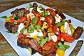 How To Make Summertime Turkey Sausage Salad