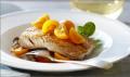 Pan Seared Great Lakes White Fish, Wild Mushroom and SUNSET® Zima™ Tomato Fricassee