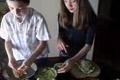 Raw Lettuce Wraps and Sushi Rolls