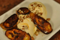 Sweet Caramelized Plantains With Ice Cream