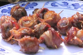 Sweet 'n' Spicy Moink Balls And Bacon Wrapped Corn