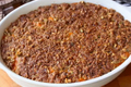 Sweet Potato Casserole with Pistachio Crust for Thanksgiving