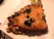Baked Taco Pie wit Spanish Rice and Refried Beans