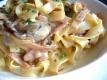 Tagliatelle with Ham and Mushrooms