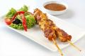 Thai Peanut Garlic Chicken Skewers