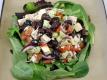 Tofu Greek Salad And Korean Hot And Spicy Tofu Cakes