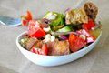 How To Make Veggies Bread Salad